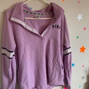 VS PINK button up sweatshirt